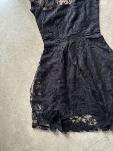 Black Net Dress