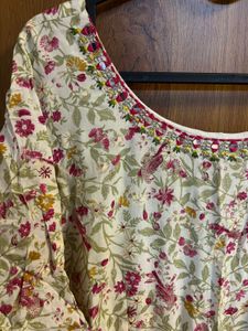 Floral Print Kurta long