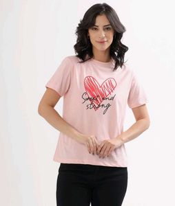 Pink Graphic T-Shirt