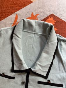 Retro Chic Knit Top