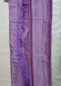 Lavender Jimmychoo Saree With Hip Belt