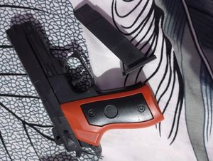 New Brown Toy Plastic Small Gun With Free Bullets