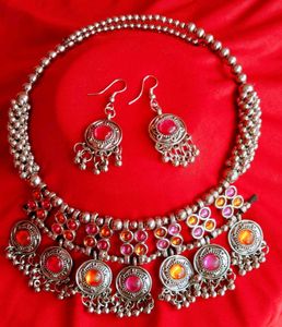 Oxidise Jewellery & Earring Set