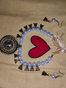 Necklace With Earing