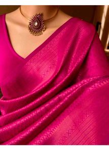 New Rani Pink Maharani Saree