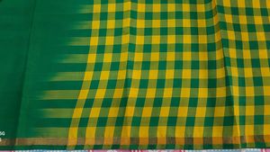 Green &amp; Yellow Saree