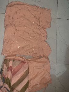 Peach Salwar Kameez Set