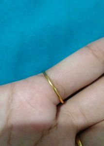 Adjustable Gold Brass Ring