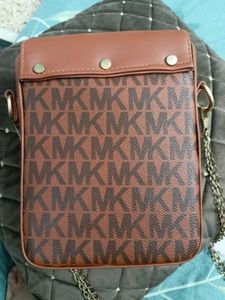 MK Brown Crossbody Bag