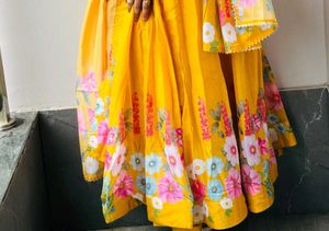 Floral Anarkali Kurta Set