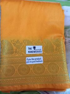 💓💓Yellow Saree Silk 💕