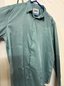Party Wear Satin Shirt Full Hands