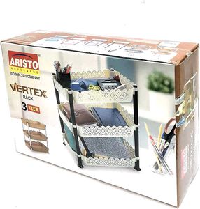ARISTO Vertex 3 Layer Plastic Rack for Kitchen, Of