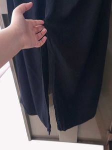 Black Button Palazzos