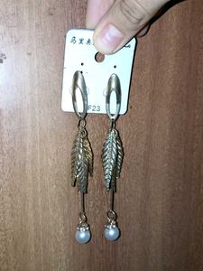 Leaf Drop Earrings