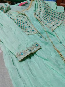 Pure Cotton Ethenic Anarkali Gown