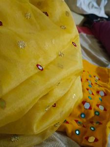 Yellow Ethnic Skirt