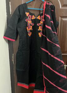 Beautiful embroidery kurta suit set