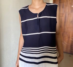 Striped Sleeveless Top