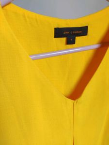 Yellow Sleeveless Top