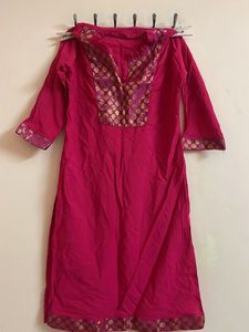 Pink & Gold Kurta