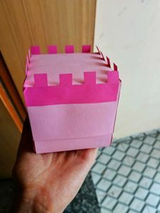 Pink Castle Paper Box