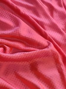 peach Pink Silk Saree With silver detailing