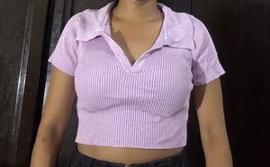 Cute Lilac Crop Top