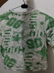 Y2k green chic top