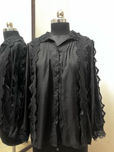 Black Lace Shirt