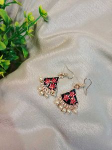 Light Weight Kalamkaari Ear Hangings