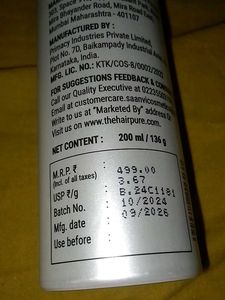 Dry shampoo