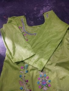 Elegant Green Kurta Set
