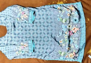 Floral Print Kurti Salwar