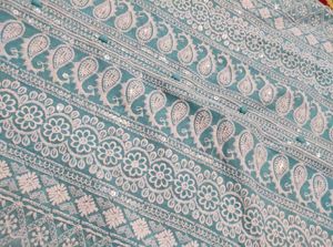 Blue chikankari Kurta