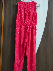 pink jumpsuit