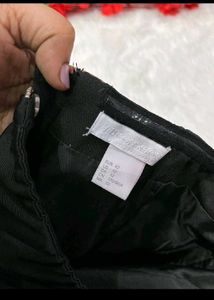 H&amp;M Conscious Black Strapless Playsuit