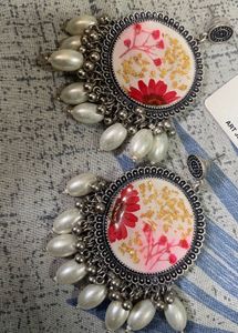 Floral Jhumka Earrings