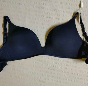 Comfy Navy Blue pushup Bra