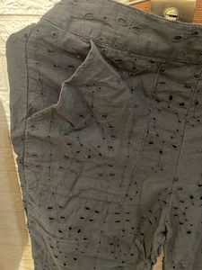 Black Cutout Pants