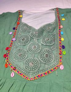 Green Ethnic Dress