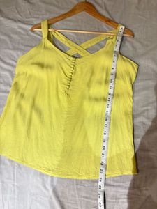 Chic Yellow Tank Top