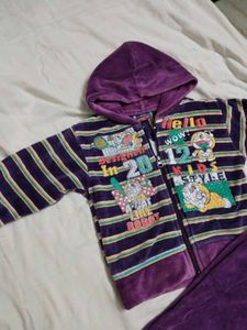 [Unisex] Kids Winter Hoodie Pant Co Ord Set