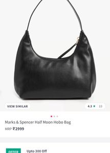 Marks &amp; Spencer Half Moon Hobo Bag