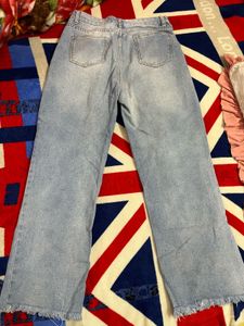 Wide Leg Denim Jeans