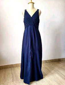 Sale🎉🎊Navy Blue Maxi Dress with Slit