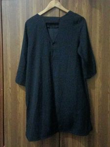 Elegant Navy Tunic Dress