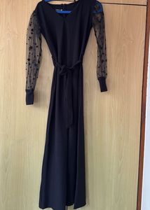 Bkack Print Jumpsuit