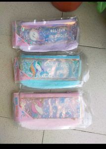 Unicorn 'Believe in Magic' Pencil Cases - Set of 3