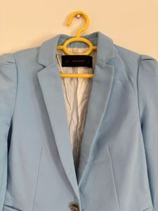 Zara Powder Blue Blazer